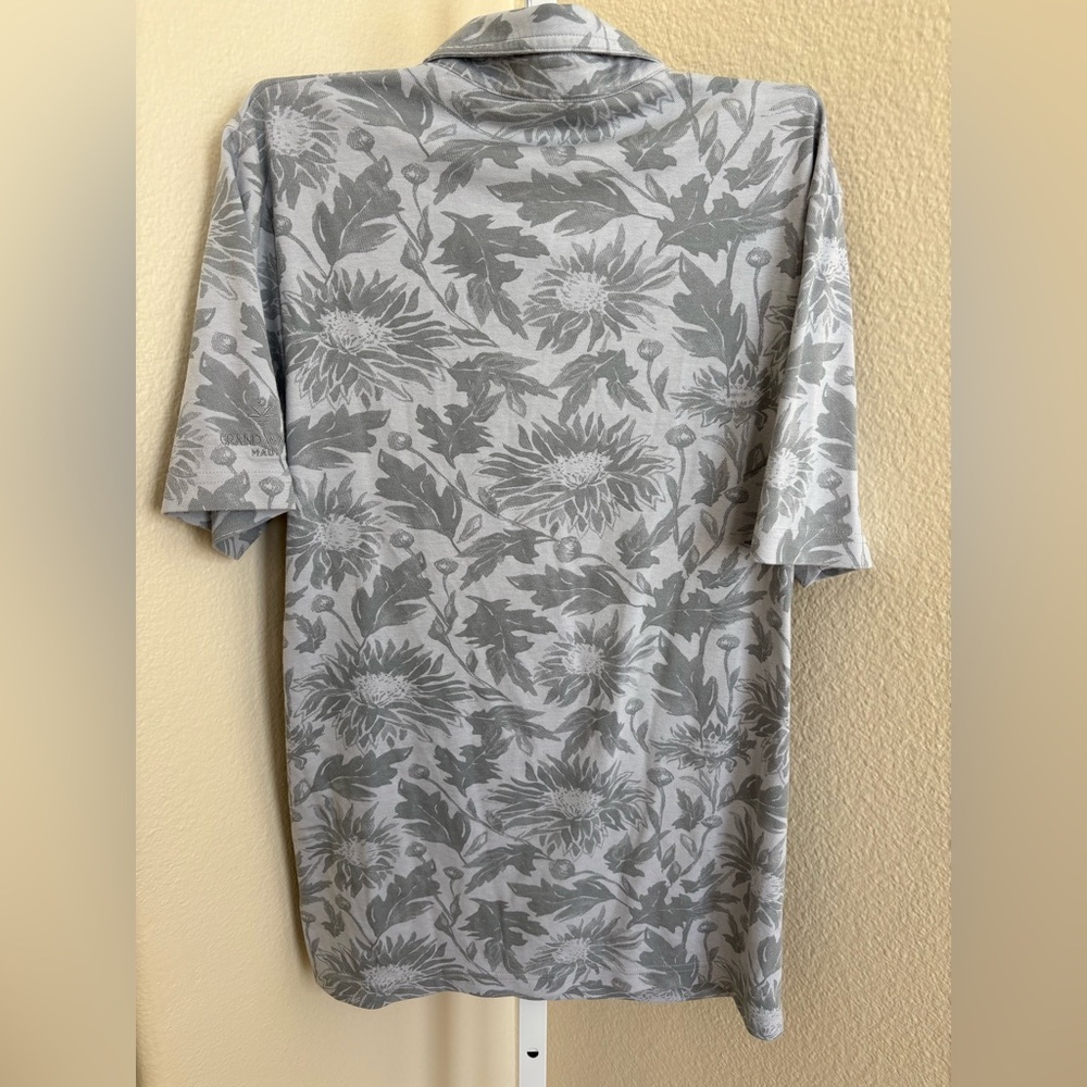Travis Mathew I Can Explain Polo in Heather Light Grey - Size M - Picture 6 of 8